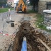2016 - Nové Město nad Metují - rekonstrukce vodovodního potrubí metodou burstlining De 250, 400m